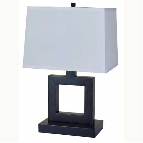 Cling 22   Square Table Lamp Dark Bronze CL106104